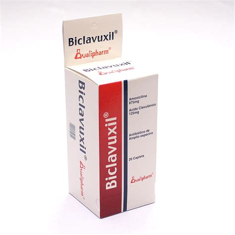 BICLAVUXIL 875MG 125MG 20 TABLETA DISP Distribuidor De QUALIPHARM