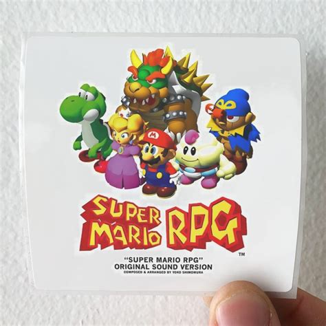 Koji Kondo Super Mario Rpg Original Sound Version Album Cover Sticker