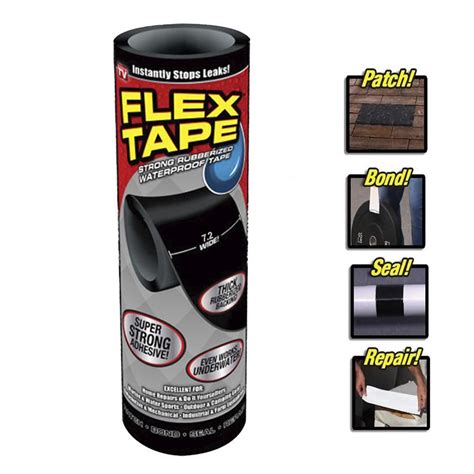 Fita Adesiva Emborrachada Flex Tape Cola Tudo Piscina a Prova D Água