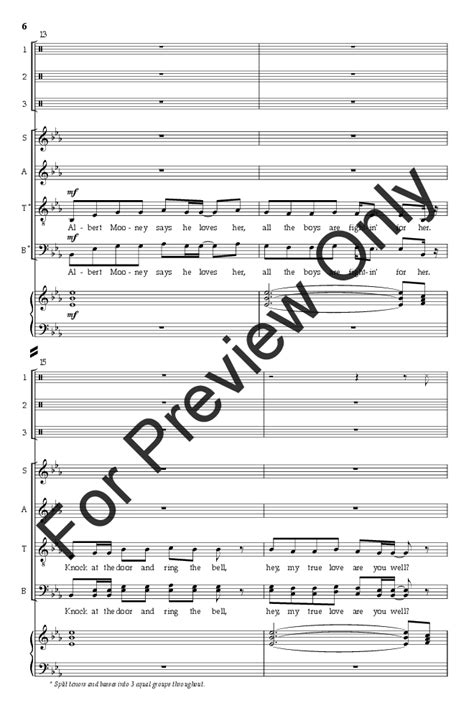 Ill Tell My Ma Satb Arr Erik Jones Jw Pepper Sheet Music