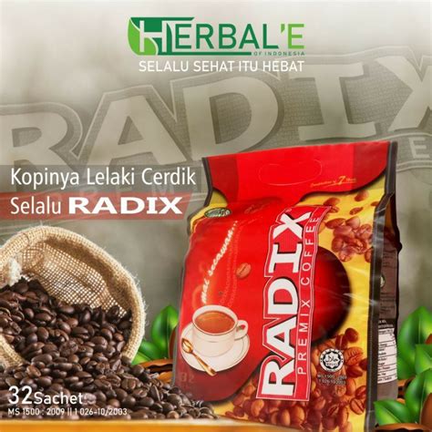 Jual Kopi Radix Hpa Malaysia Sachet Shopee Indonesia