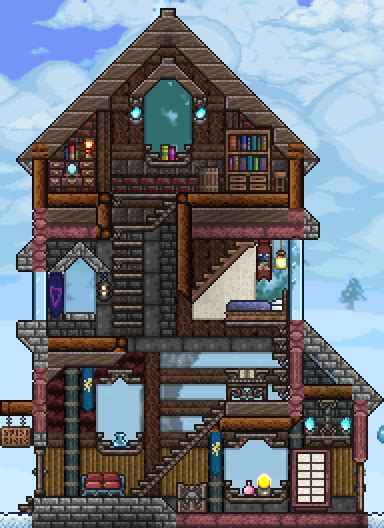 Snowy Cabin Oc Terraria