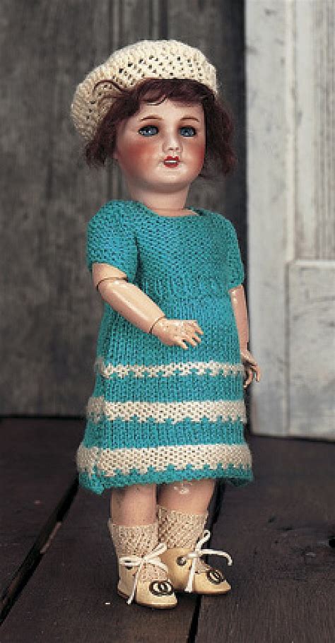 French Bisque Bebe In The Bleuette Style With Original Bleuette Dress