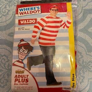 Spirit Other Wheres Waldo Adult Plus Size Costume Poshmark