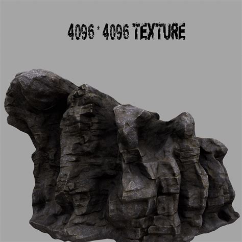 Low Poly Rock Free 3d Model Fbx Free3d