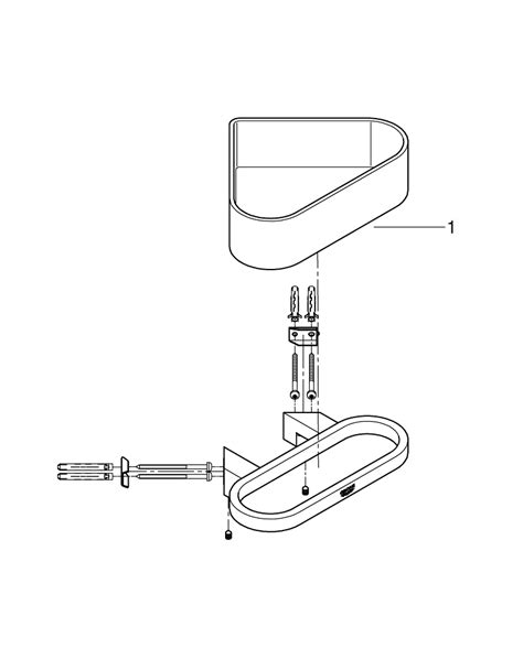 GROHE Selection Corbeille Porte Savon En Verre D Angle Supersteel