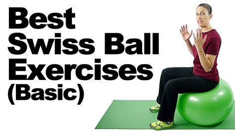 10 Best Swiss Ball Exercises Basic Ask Doctor Jo Youtube