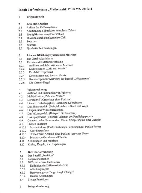 Mathe Skript Mathematik Studocu