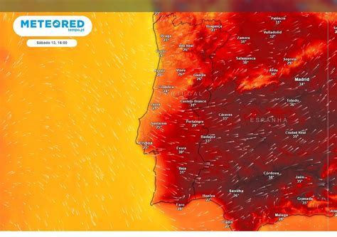 Tempo No Fim De Semana Em Portugal Continuação Do Padrão De Julho Em