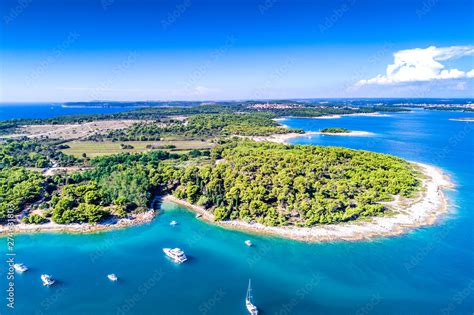 Croatia Istria Aerial View Of Cape Kamenjak Stock Photo Adobe Stock