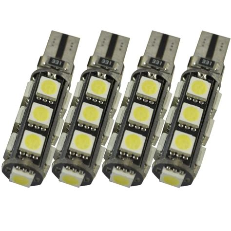 4X T10 Canbus T10 Led 5050 13 SMD W5w Led Canbus White Interior Led Car