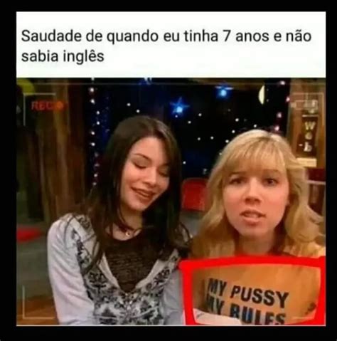 Falso Sam Puckett Do Seriado ICarly Usou Uma Camiseta Estampada My Pussy My Rules
