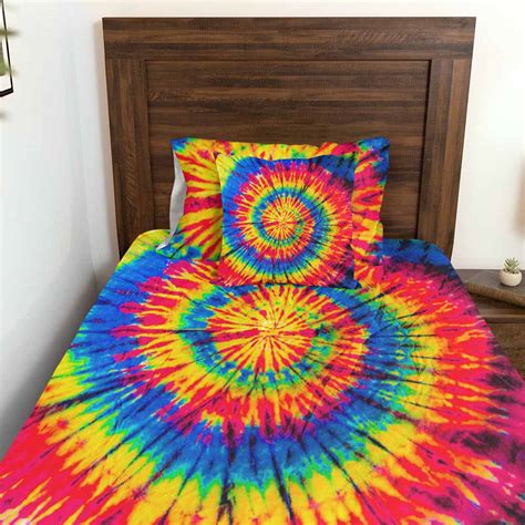 Colourful Tie Dye Quilt Cover Set — Little Squiffy