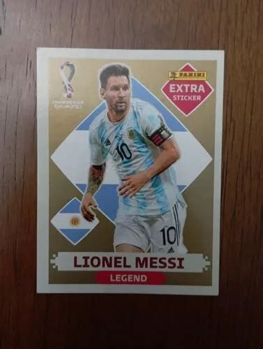 Figurita Extra De Lionel Messi En Dorado oro Cuotas sin interés