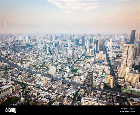 Bangkok Capital City Of Thailand Drone Photograph Stock Photo Alamy