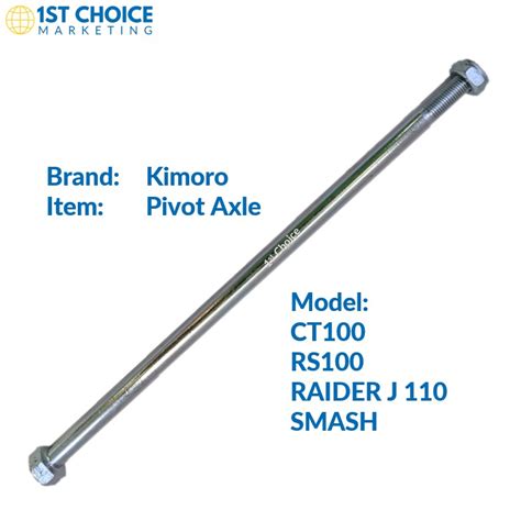 Kimoro Pivot Axle Pivot Shaft Swing Arm Ct Rs Raider J Smash