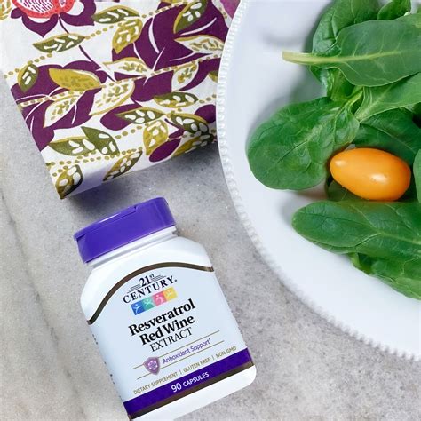 21st Century Resveratrol Red Wine Extract 90 Capsules