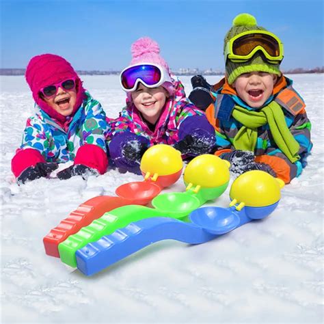 Snowball Clip Snowball Thrower Two In One Snow Skiing Toys Children