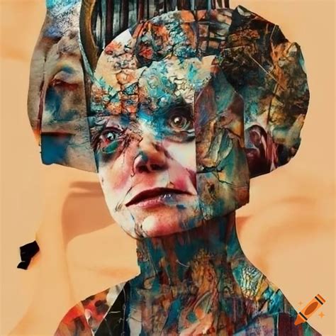 Hannah Hoch Collage Of Photorealistic Women With Detailed Textures And