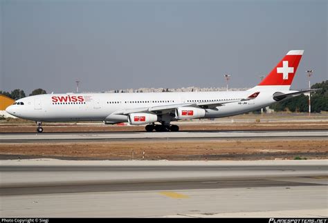 HB JMI Swiss Airbus A340 313 Photo By Siegi ID 085600 Planespotters Net