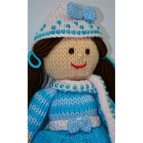 Pansy Rag Doll Knitting Pattern By Joanna Marshall Rag Doll Pattern Knitted Dolls Knitting