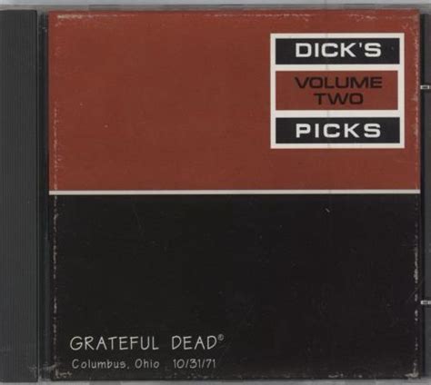 Grateful Dead Dicks Picks Volume Two Columbus Ohio 10 31 71 Us Cd