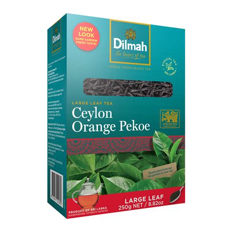Чай Dilmah Цейлонский черный листовой, 250 г — купить в интернет ...