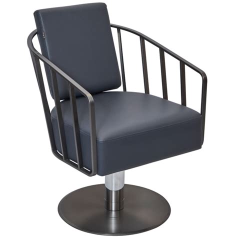 The Willow Salon Styling Chair Midnight Blue Graphite By SEC