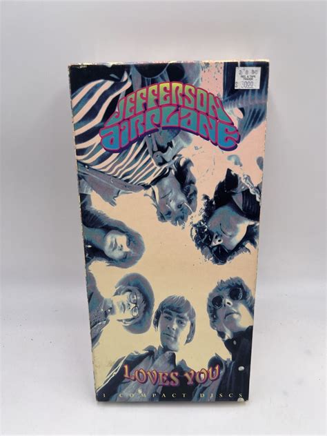 Jefferson Airplane Loves You 3 Cd Box Set 1992 Rca Record 51 Tracks 64 Page Book Ebay