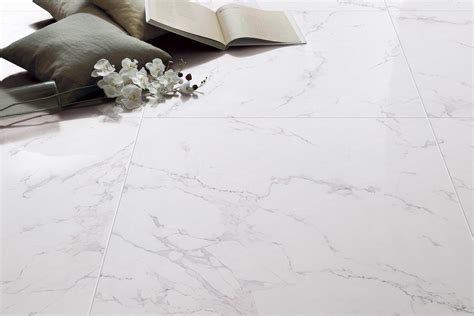 Carrara Polished Porcelain Tile | Floor and Decor