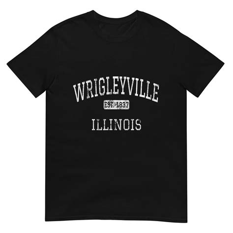 100% cotton tshirts men tee Wrigleyville Illinois Chicago IL Vintage T