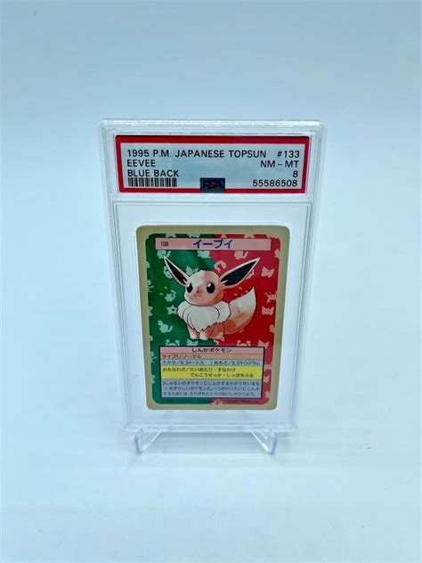 Eevee Blue Back Prices Pokemon Japanese Topsun Pokemon Cards