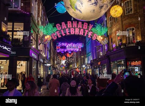 Carnaby Street S Christmas Lights Installation Carnaby Celebrates Is