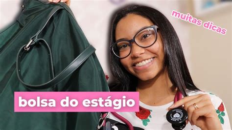 O que tem na minha bolsa do estágio dicas para estagiários mostrei