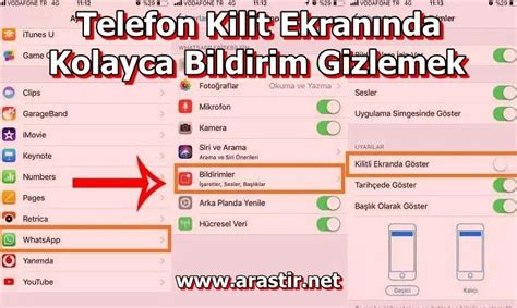 Telefon Kilit Ekranında Kolayca Bildirim Gizlemek Android iPhone