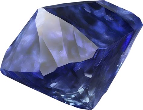 AI generated Sapphire stone, colorful gemstone clipart. 42599076 PNG