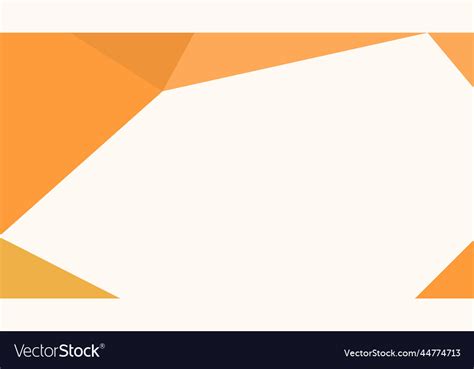 Simple Blank Orange Background For Business Vector Image