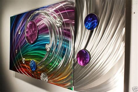 Rainbow Art Abstract Metal Wall Art Sculpture Design by NY - Etsy