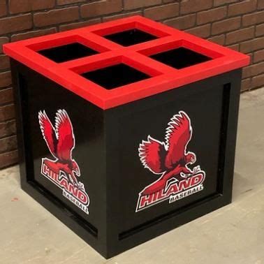 The Grizzly Mlb Style Dugout Bat Racks Pyt Sports Baseball Dugout