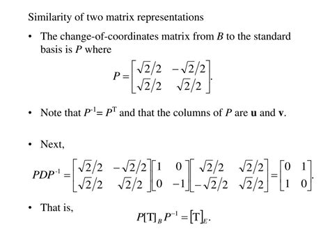 PPT Eigenvectors And Linear Transformations PowerPoint Presentation