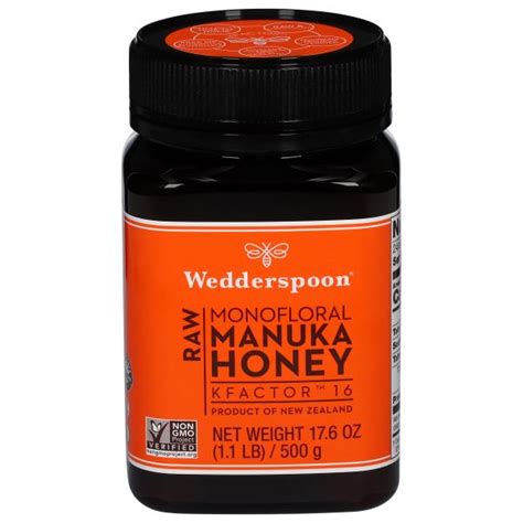 Wedderspoon Honey Raw Monofloral Manuka Publix Super Markets