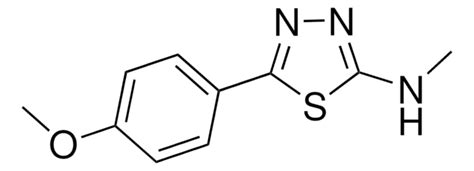 5 4 METHOXYPHENYL N METHYL 1 3 4 THIADIAZOL 2 AMINE AldrichCPR