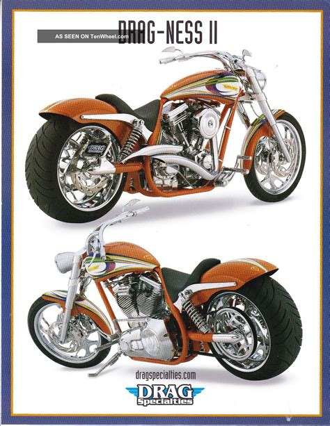 2002 Arlen Ness Custom Built Drag - Ness Ii Drag Specialites Motorcycle