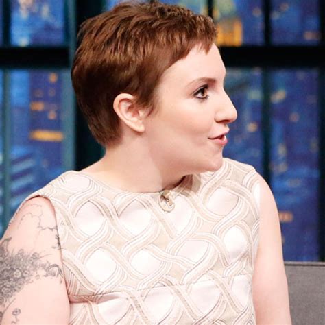 Lena Dunham Debuts A Pixie Cut On Late Night E Online Uk