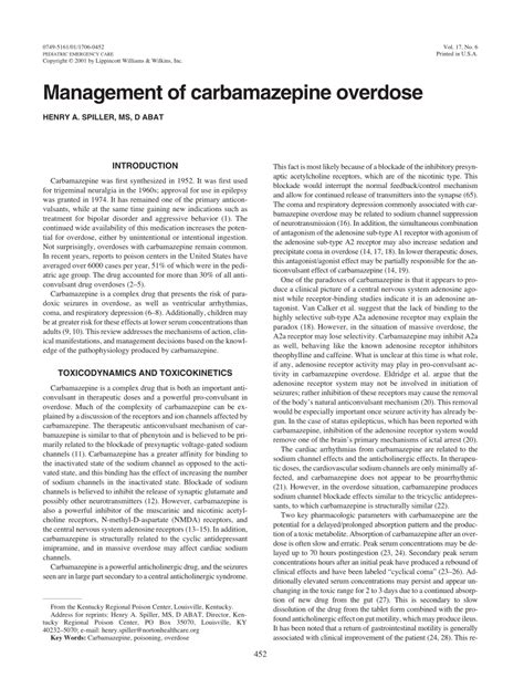 Carbamazepine Levels