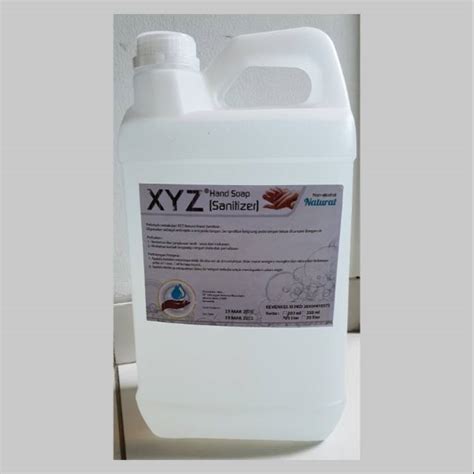 Jual Xyz Hand Sanitizer 5 Liter Shopee Indonesia