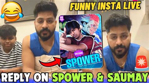 Mayavi Joker On Spower Left Soul Reply On Saumay Funny Insta Live