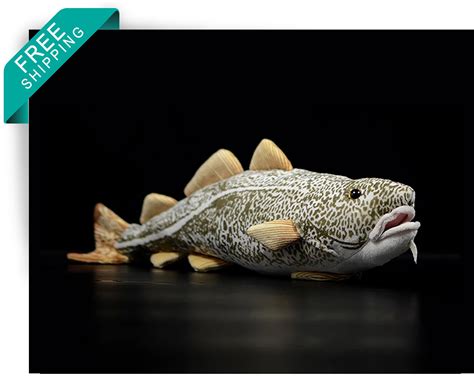 Realistic Cod Fish Plush Toy Very Cute And Adorable Toy A Etsy