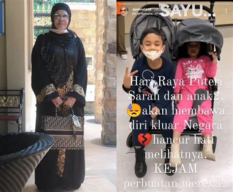 Dp Patimah Sayu Hati Aidilfitri Ini Sarah Anak Anak Bawa Diri Ke