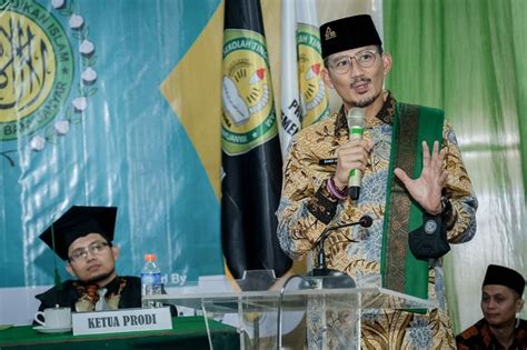 Gali Potensi Santri Sandiaga Uno Kolaborasi Dengan Ponpes Darul Ulum